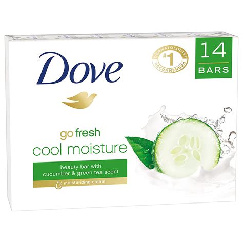 Dove Go Fresh Beauty Bar Cucumber And Green Tea 4 Oz 14