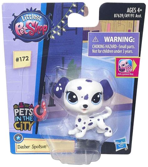 Littlest Pet Shop Pets In The City Single Figure Dasher Spotson Toywiz