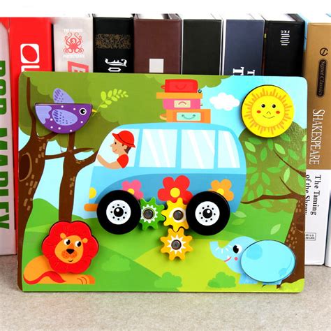 Siaonvr Wooden Learning Puzzle Teaching Scene Pairing Educational Gear