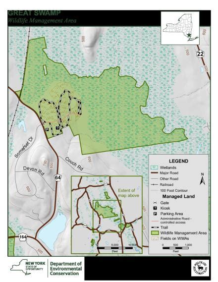 Great Swamp Wildlife Management Area Map Nysdec