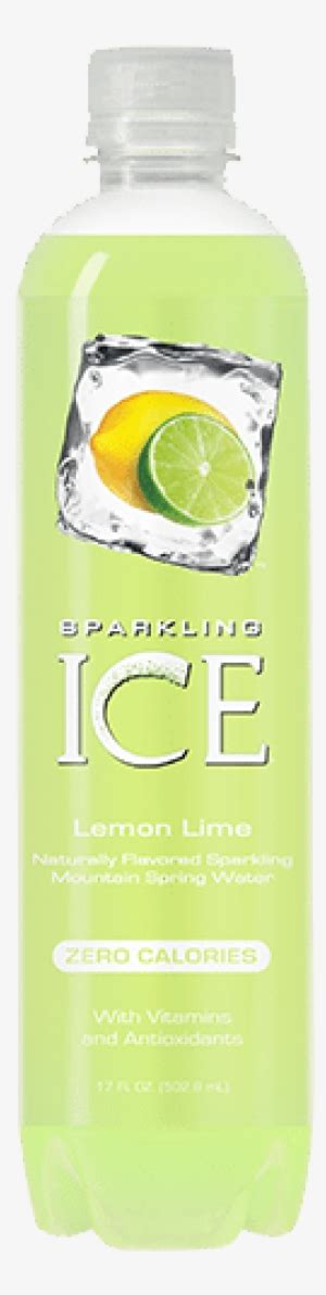 Sparkling Ice Water Lemon Lime 17 Fl Oz Bottle Png Image