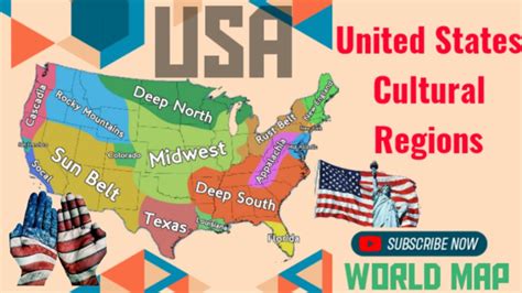 Cultural Regions Of United States Map Us Cultural Regional Map