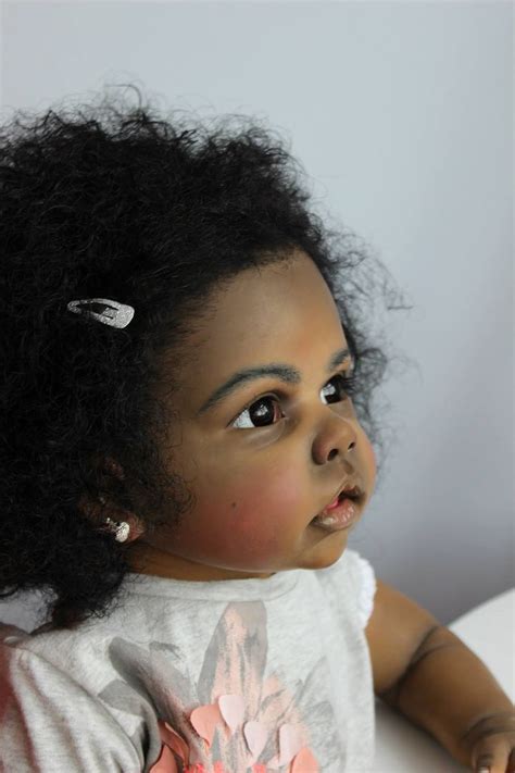 Reborn Big Baby Doll Toddler Aa Ethnic Black Tippi By Artist Katie