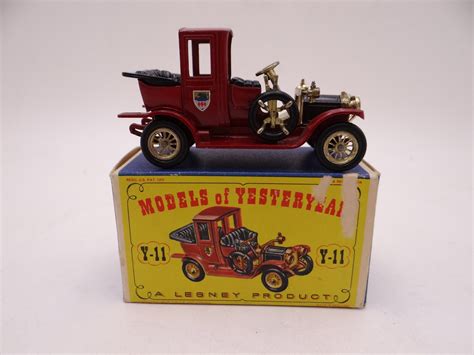 1960s Vintage Matchbox Y 11 Models Of Yesteryear 1912 Red Packard