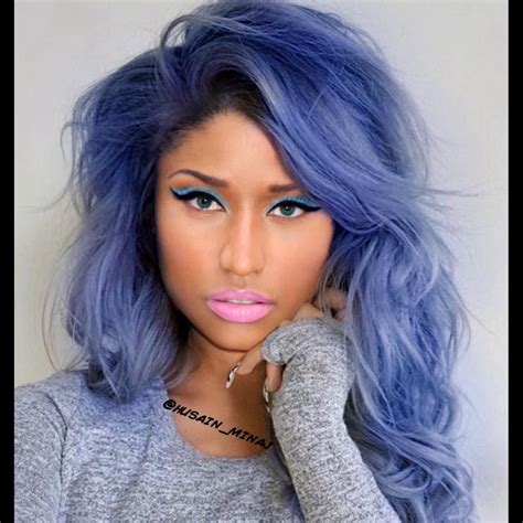 Dominique charriau/wireimage it may have started out with only a handful of devotees, but three months into the new year it seems undeniable that cher hair could be one of the. Nicki Minaj Blue Hair | Spefashion
