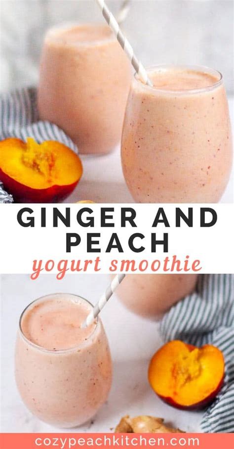 This Ginger Peach Smoothie Is Loaded With More Than Just Peaches Its