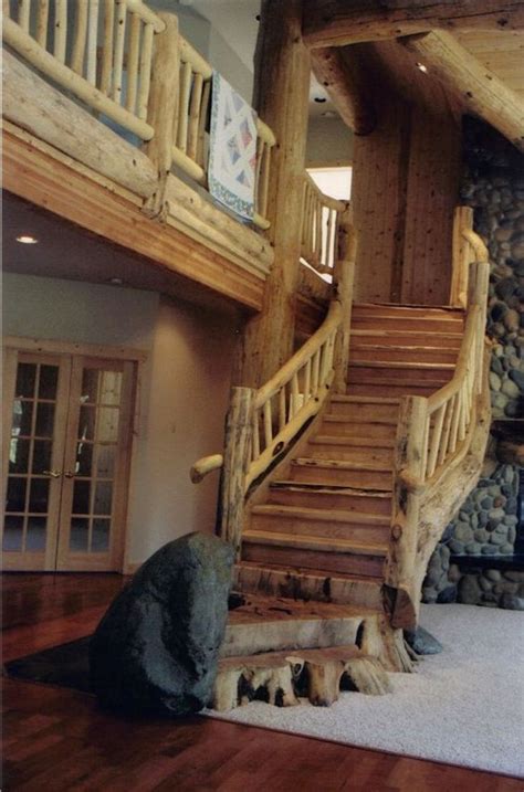 As you slide down the banister of life, may the splinters never point in the wrong direction, says an old irish blessing. 20 Elegant Rustic Staircase Designs To Inspire You ...