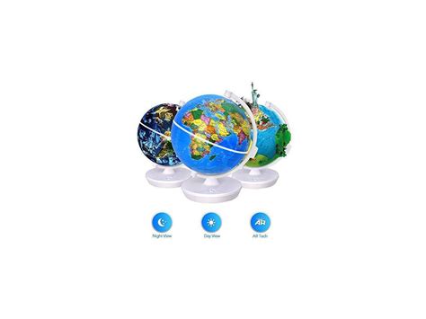 Smart World Globe 2 In 1 Illuminated Globe With Builtin Augmented