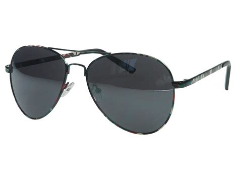 camo style aviator sunglasses