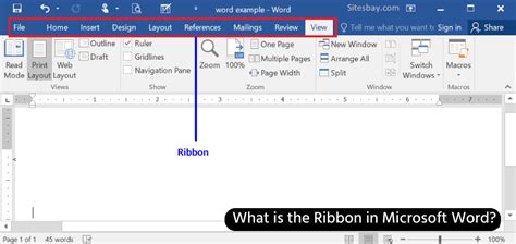 What Is The Ribbon In Microsoft Word