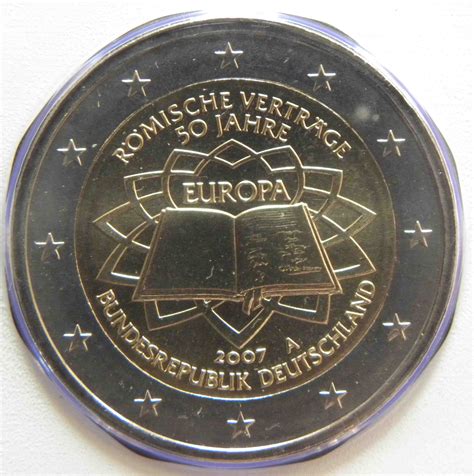 Allemagne 2 Euro Commémoratives 2007 Valeur Tirage Et Images Sur