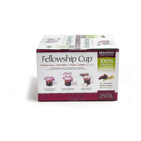 Fellowship Cup Prefilled Communion Cups Box Of 100