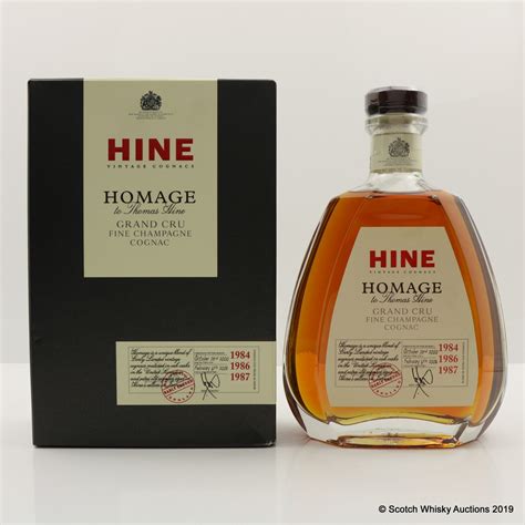 Hine Homage Grand Cru Fine Champagne Cognac The 98th Auction Scotch