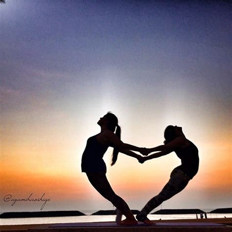 There are so much to gain from these yoga poses for two people. Arching Heart | Partner Yoga Pose Sequence | POPSUGAR ...