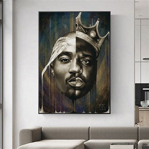 1 Panel Tupac And Big Canvas Print Wall Art The Warehouse