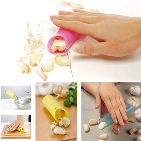 New Creative Silicone Garlic Peeler Practical Utility Kitchen Gadget
