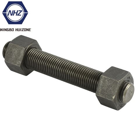 Astm A B B M Stud Bolt With H Hm Heavy Hex Nuts China Rods And Studs