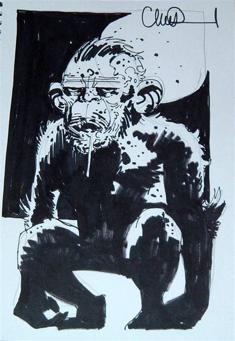 Zombie Monkey By Charlie Adlard In Corin Enniss Sketches Comic Art