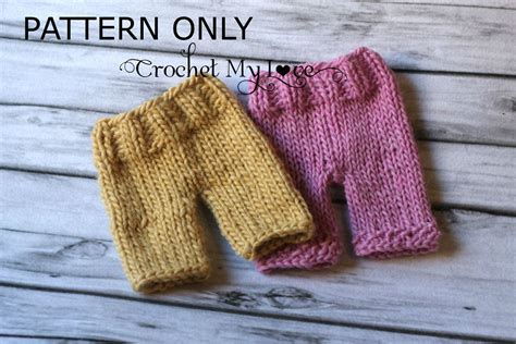 Knitting Pants Pattern Baby Pants Pattern By Crochetmylove