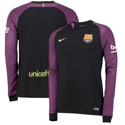 Nike Barcelona Blackpurple 201617 Long Sleeve Goalkeeper Jersey