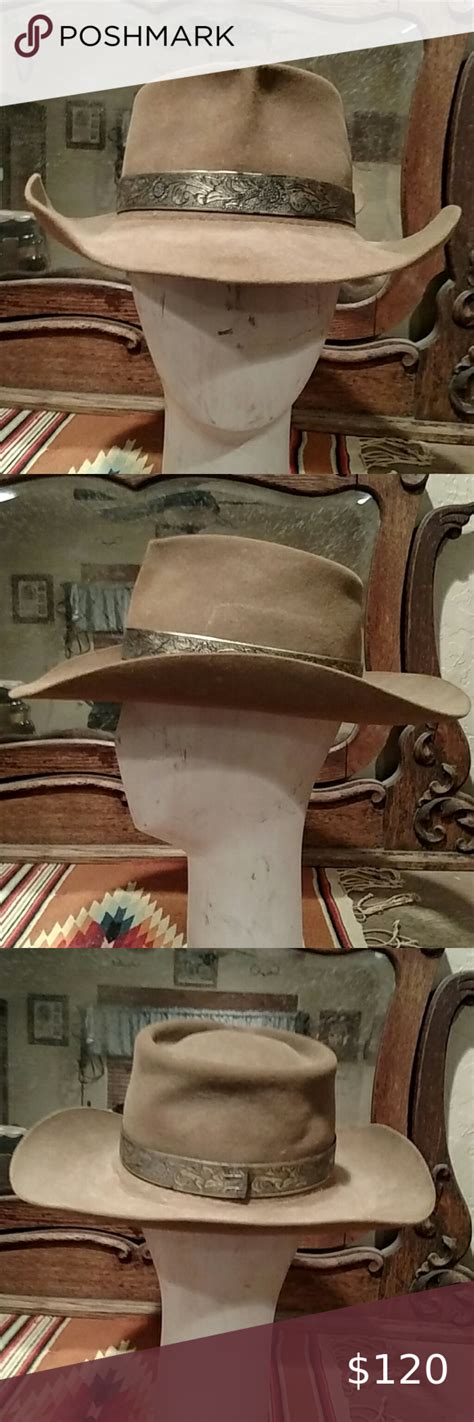 Vintage John B Stetson 4x Cowboy Hat Cowboy Hats Stetson Cowboy