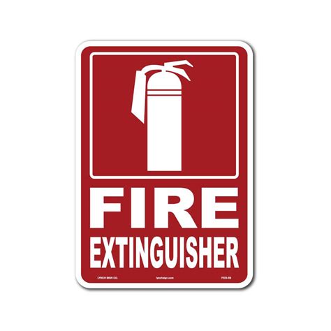 Maybe you would like to learn more about one of these? Lynch Sign 7 in. x 10 in. Fire Extinguisher Sign Printed on More Durable Thicker Longer Lasting ...