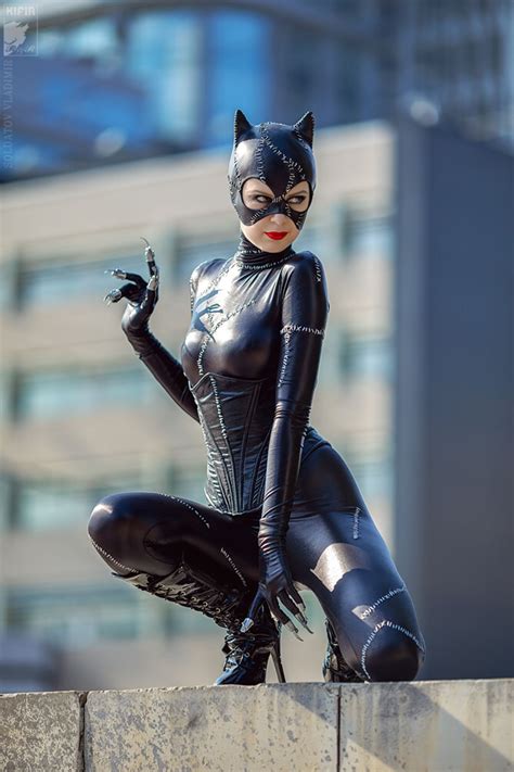 Cat Is Here By Rei Doll On Deviantart Catwoman Cosplay Dc Cosplay Cat Woman Costume