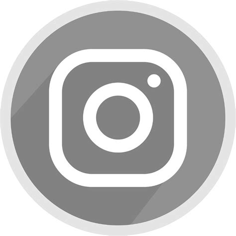 Download High Quality Instagram Logo Transparent Grey Transparent Png