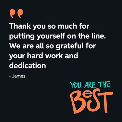 Thank You For Your Hard Work And Dedication Quotes