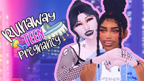 Friendsgiving New Apartment 🤰🏾 Runaway Teen Pregnancy Challenge 4 🤰🏾 The Sims 4 Lp
