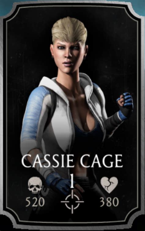 Cassie Cagestandard Mortal Kombat Mobile Wikia Fandom