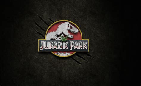 Jurassic World Logo Black Background The Author Of The Original
