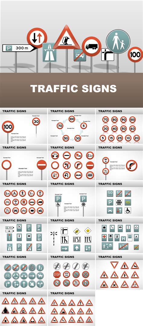 Traffic Signs Powerpoint Charts Powerpoint Chart Templates Keynote
