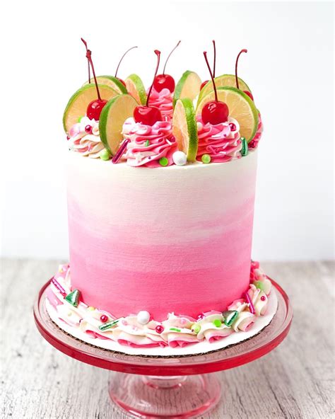 Cherry Limeade Party Cake Lime Cake Sonic Cake Lime Cake Recipe
