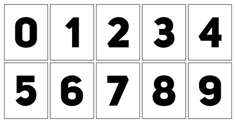 10 best large printable numbers 0-9