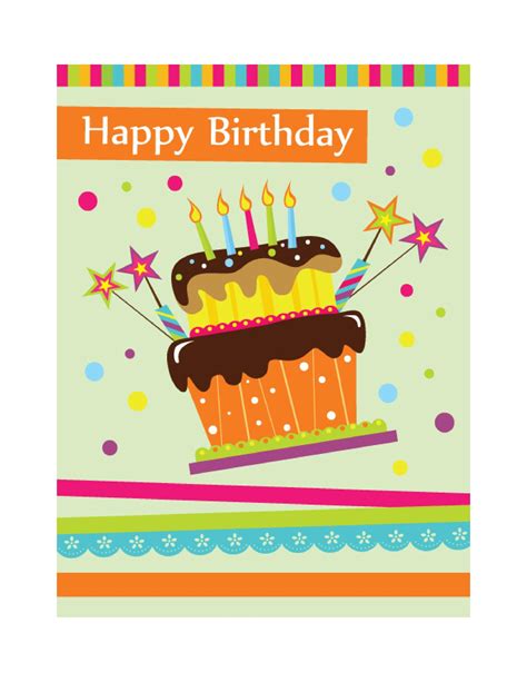 Free Printable Cards Free Printable Birthday Cards Ideas Greeting Card Template Free Printable