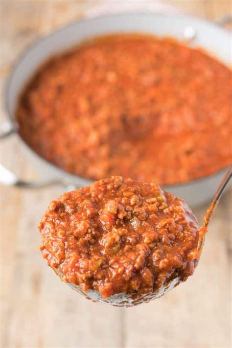 Traditional Bolognese Sauce Culinary Ginger