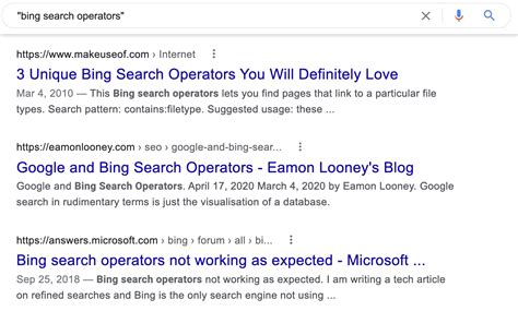 How To Use Bing Search Operators For Seo Granwehr