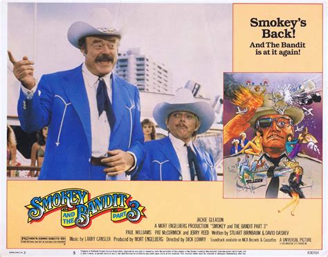 Smokey And The Bandit Part Original Lobby Card Jackie Gleason
