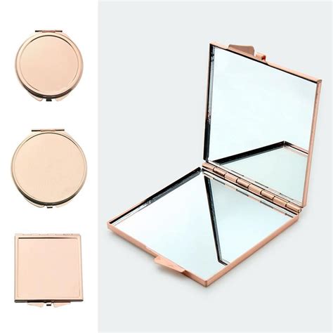 Hot Portable Makeup Mirror Mini Pocket Cosmetic Compact Mirror Foldable Double Sides Pocket