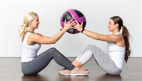 50 Two Person Exercises With Medicine Ball Pictures Neck Exercise