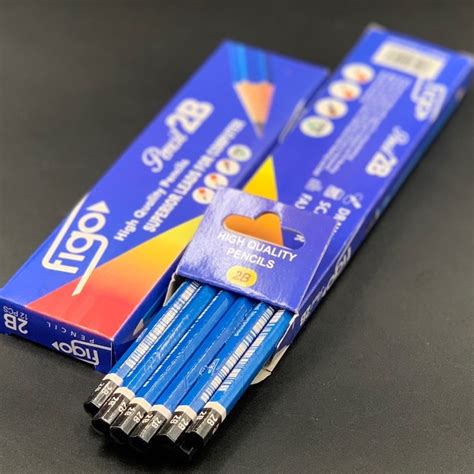 Jual Pensil 2b Pensil Figo 2b Pensil Sekolah Dan Kantor Figo 12 Pcs