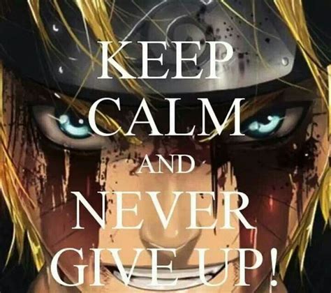 Naruto Never Give Up Quotes Quotesgram