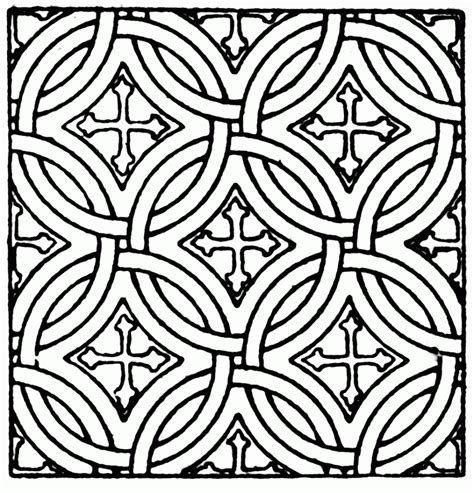 Free Mosaic Coloring Pages Printables Coloring Home