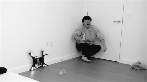 Japanese Man Screaming In Terror As He Hides In A Nagasaki Bomb Shelter