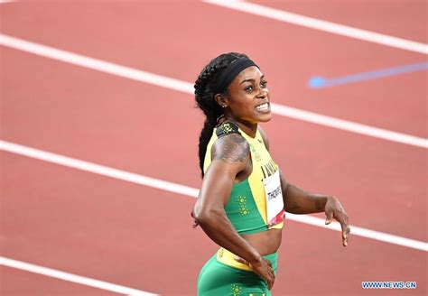 Jamaican Sprinter Elaine Thompson Herah Wins Womens 200m Gold At Tokyo Olympics Xinhua