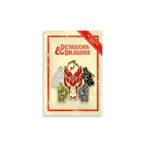 tiamat enamel pin dungeons and dragons mondo