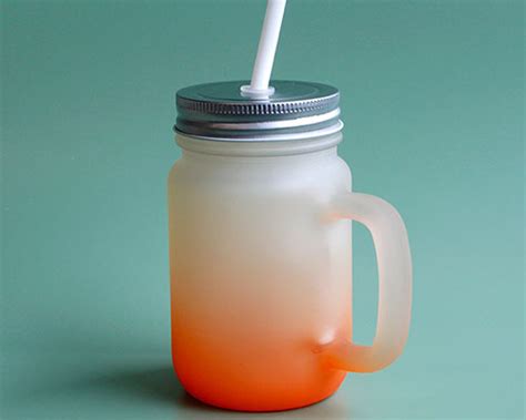 Mason Jar Mugs With Handles 430ml Best Colored Glass Cups