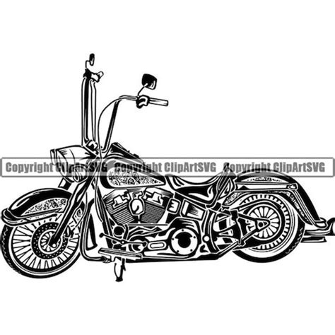 Motorcycle 15 Custom Chopper Outlaw Motorbike Bike Biker Etsy