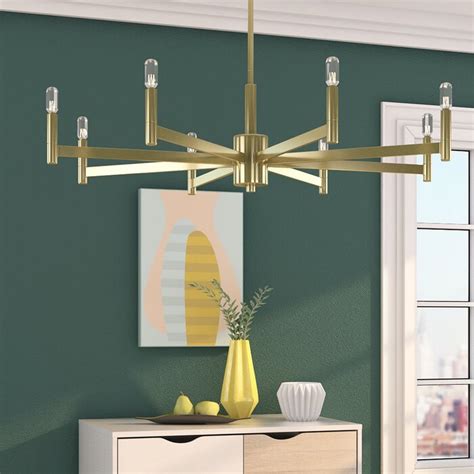 Gavin 8 Light Candle Style Chandelier And Reviews Allmodern